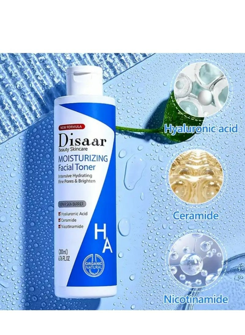 Disaar whitening hyaluronic acid facial toner skin care moisturizing face toner for all skin types 200 ml  - Image 1