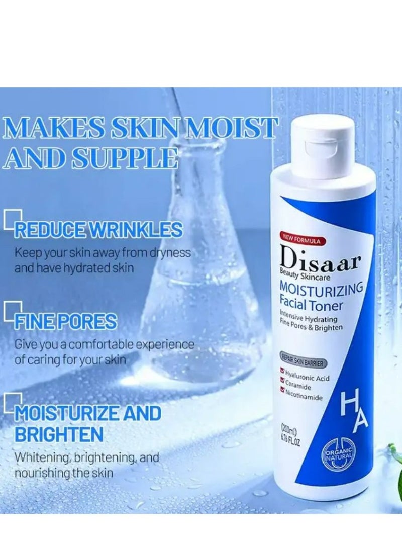 Disaar whitening hyaluronic acid facial toner skin care moisturizing face toner for all skin types 200 ml  - Image 3