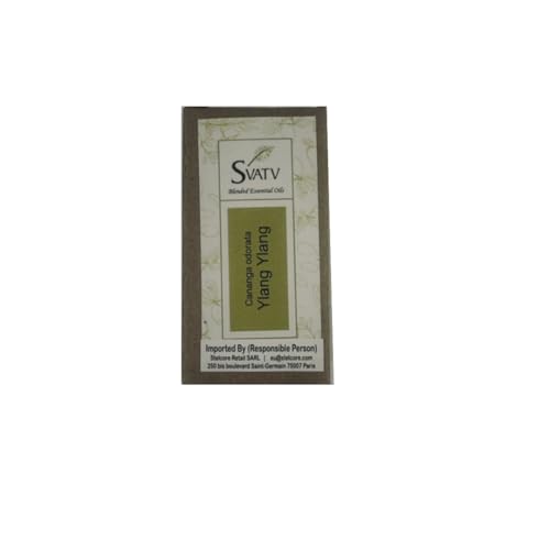 SVATV Ylang Ylang Essential Oil Therapeutic Grade Aromatherapy Oils Fragrance Oil for Diffuser Yoga Massage & DIY Personal Care 10 ml - Image 1
