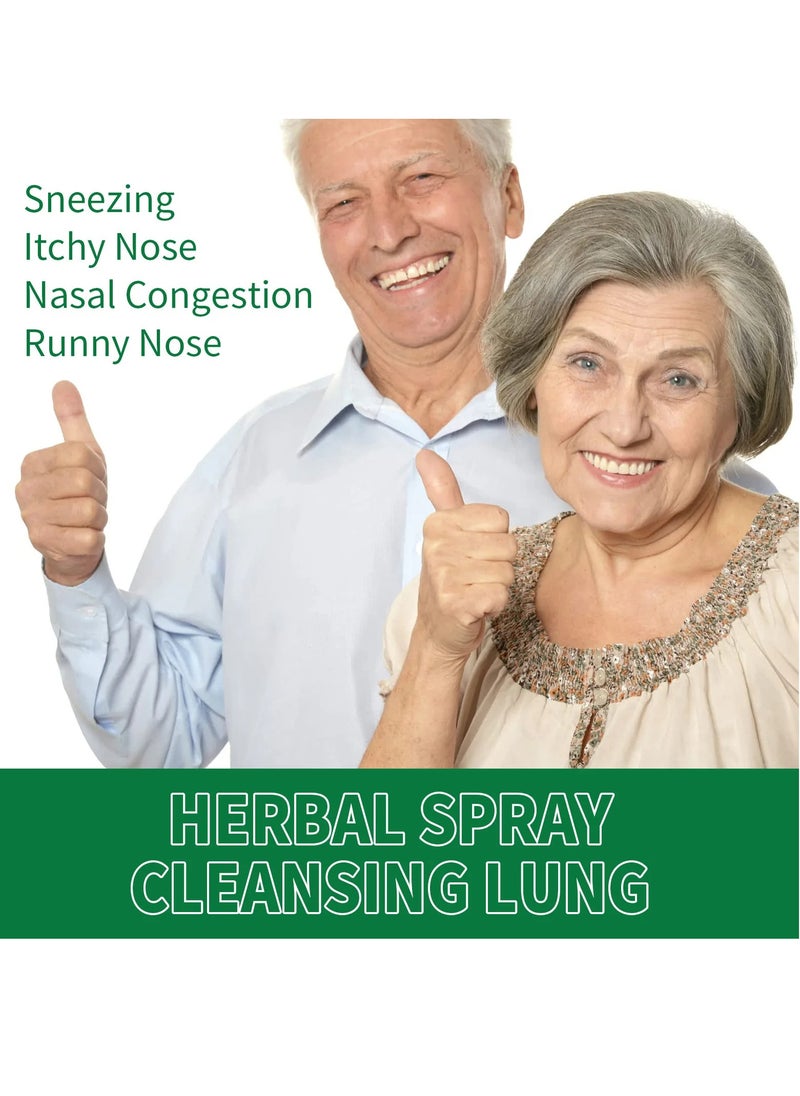 SOUTH MOON - Moisturizing Nasal Spray, Nasal Congestion Relief Throat And Nose Spray, Organic Herbal Lung Cleansing And Repair Spray, Herbal Nasal Cleaning Spray For Blocked Nose, (20ml) - Image 1