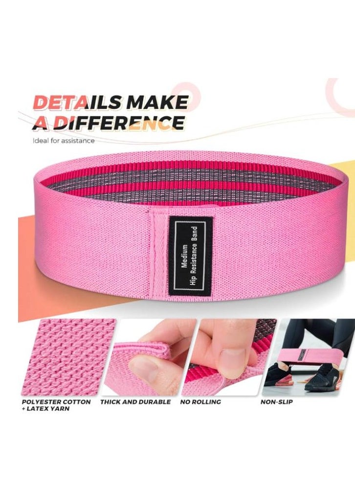ELESOL Resistance Bands, Exercise Workout Bands for Women and Men, 3 Set of Stretch Bands for Booty Legs for Yoga Starter, Pilates Flexbands 60-150lb  - Image 2