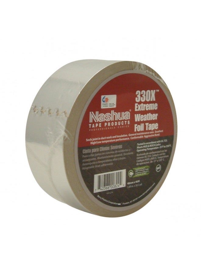 Nashua Nashua- Extreme Weather HVAC Foil Tape, 3.5 mil Thick, 46m Length, 72 mm Width  - Image 2