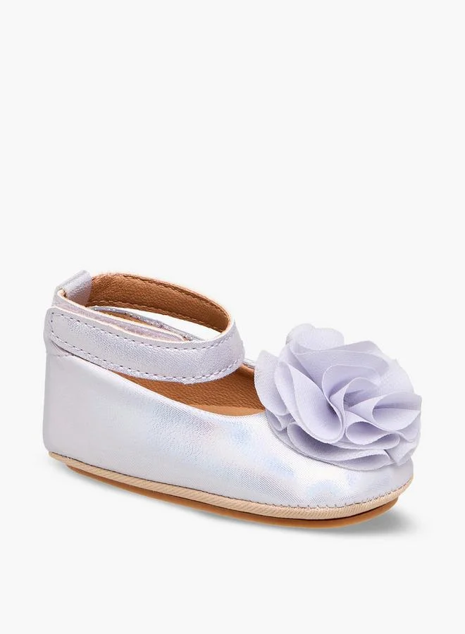 بيرفيت Ballerina Shoes with Floral Accent