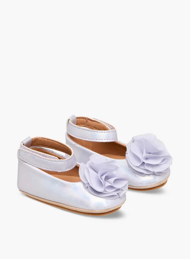 بيرفيت Ballerina Shoes with Floral Accent