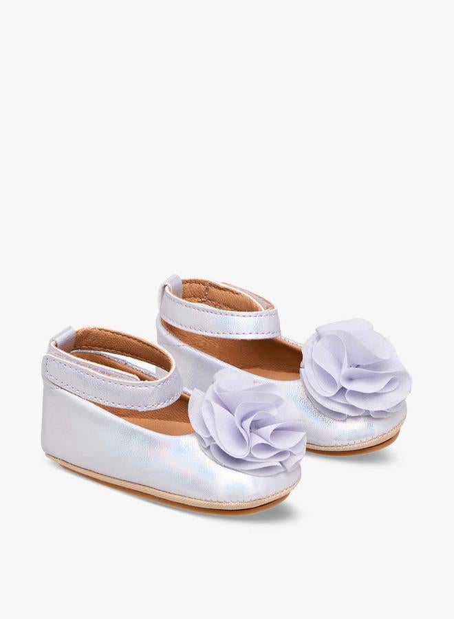 Barefeet Ballerina Shoes with Floral Accent - Image 1