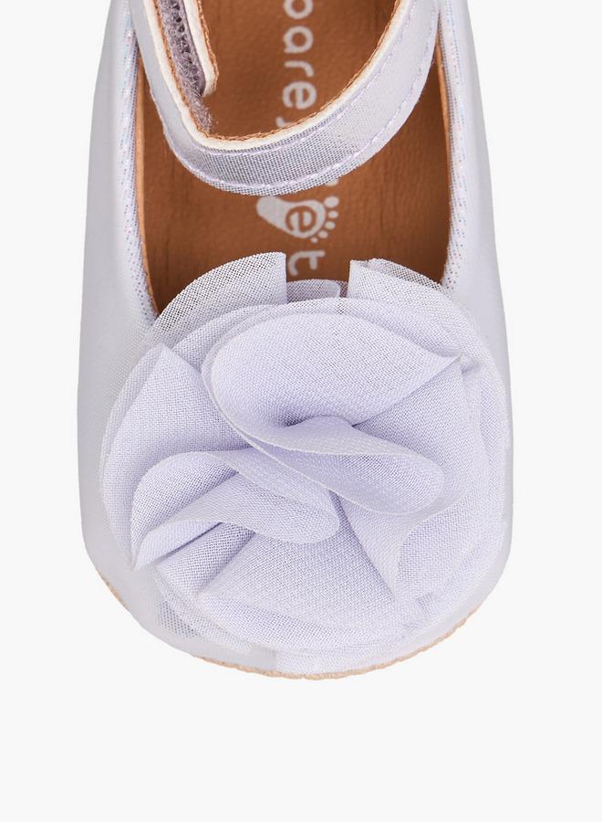 Barefeet Ballerina Shoes with Floral Accent - Image 4