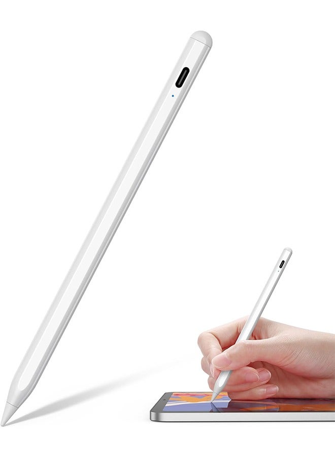 Stylus Pen for iPad 9th10th Generation-Fast Charge Active Pencil Compatible with 2018-2024 Apple iPad Pro 11/12.9/M4, iPad Air 3/4/5/M2, iPad 6-10, iPad Mini 5/6 Gen - Image 1