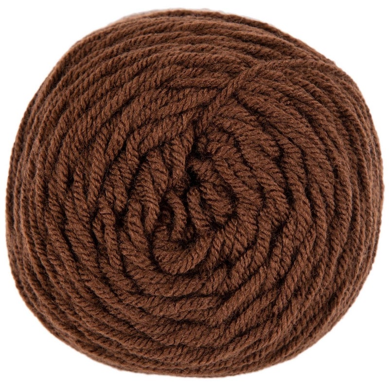 Hobby Lobby I Love This Yarn - 4 Medium 100% Acrylic Yarn for Crocheting & Knitting Blankets, Hats & Accessories, Set of 2, 160 Brown - Image 3