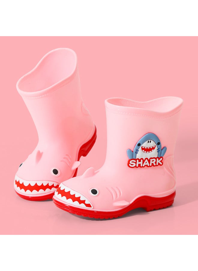 Children's Rain Boots, Women's Velvet Warm Removable Water Shoes, Non-slip Waterproof Rain Boots, Toddlers, Middle-aged Kidsren, Baby Boys' Boots