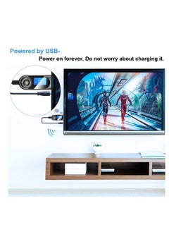 Excefore Bluetooth Transmitter Receiver with LCD Screen, USB Bluetooth 5.0 Audio Transmitter with 3.5mm Jack, Mini Portable Bluetooth Adapter, Low Latency, for TV, Stereo, Car, Headphones, Speakers, PC  - Image 5
