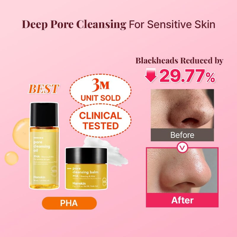Hanskin Glass Skin On the Go Kit â€“ Travel-Friendly Hydrating Set with PHA Cleansing Oil&Balm, Toner & Moisture Cream | TSA-Approved Mini Skincare, Holiday Stocking Stuffer, Teen Girl & Womenâ€™s Gift - Image 4