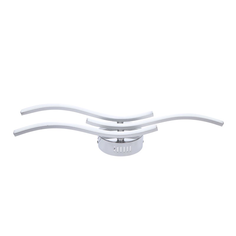 Branch Chandelier: White Aluminum Fixture, Stylish Curved LED, High-Efficient Energy Saving - Creative Branch Shape, Modern Lighting for Living Room Bedroom Hotel Hall - Image 5