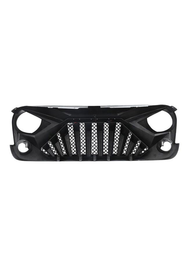 EOMD Front Grill Goliath Grille compatible with 2007-2018 Jeep Wrangler Rubicon Sahara Sport JK/JKU, White Black - Image 5