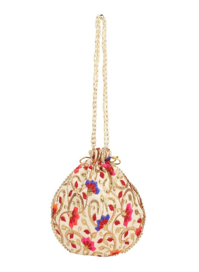 Voila Stylish Potli Bags Pouch Purse Handbags for Ladies Girls Women Wedding Return Gifts - Image 1