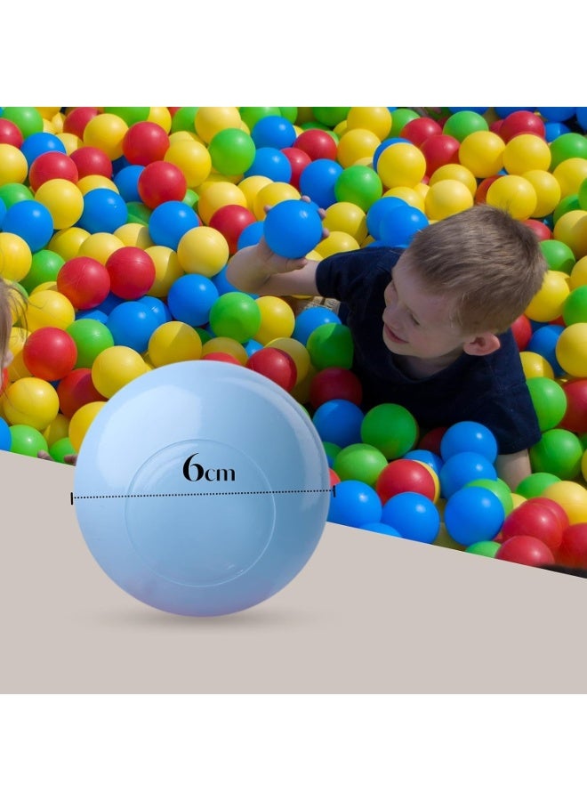 100PCS Soft Plastic Mini Play Balls Multi Vibrant Colors - Crush Proof, No Sharp Edges, Non Toxic, Phthalate & BPA Free - Use in Kids or Toddler... - Image 2