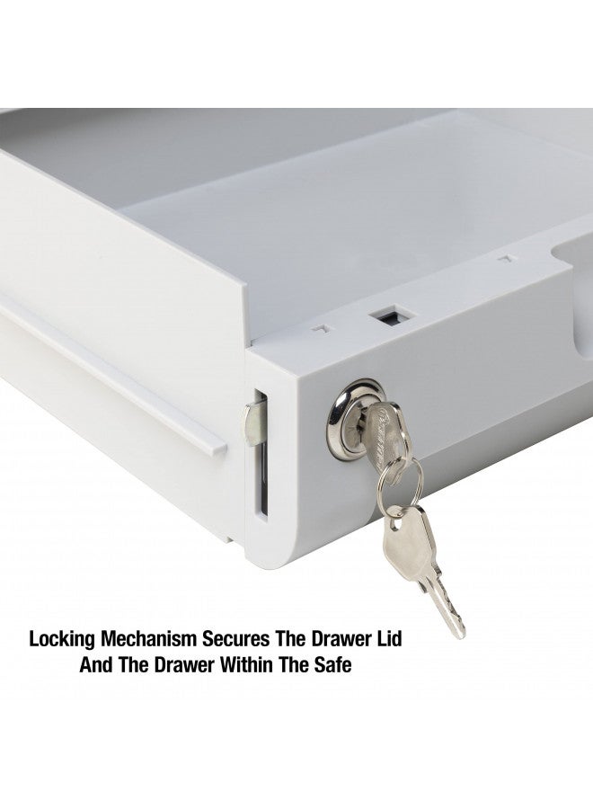 SentrySafe SentrySafe Locking Drawer for SFW082 and SFW123 Fireproof and Waterproof Safes, Multi-Positional Safe Shelf Accessory for 0.8 and 1.2 Cubic Foot Safes, 913 - Image 4