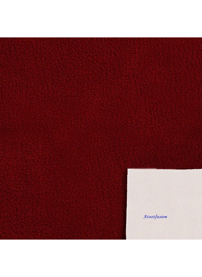 ATOOTFUSION Baby Dry Sheet Water Resistant Bed Protector Washable Waterproof Mattress Protector Urine Bedwetting Reusable Mat for Toddler Underpad Sheet for Incontinence Large 55x39 Maroon  - Image 3