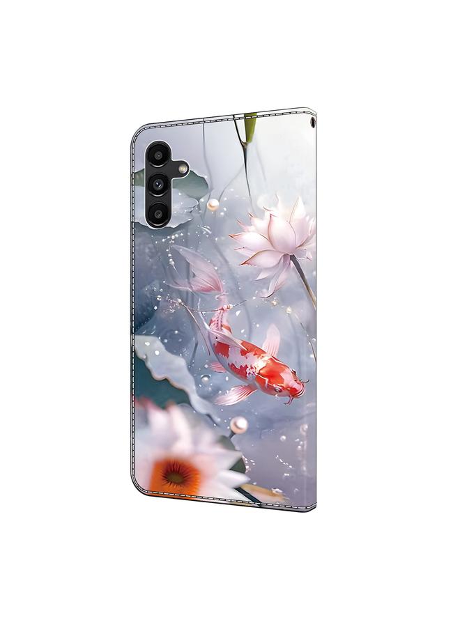 S-TOP Case For Samsung Galaxy A55 5G Crystal Painted Leather Phone case - Image 3