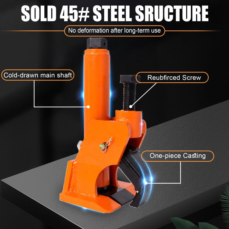 Swess Manual Tire Bead Breaker Tool for Tire Removal, 38"-42" Tire Removal Tool Manual Tire Changer Machine Tire Changing Tool Tire Repair Tools with Replacement for Atvs, Utvs(Orange) - Image 3