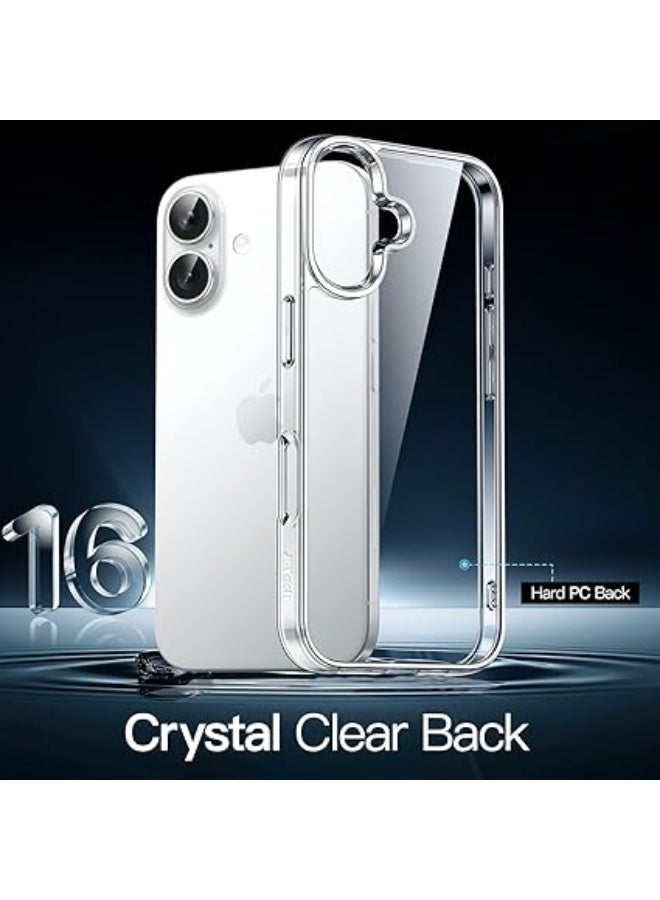 erorex Case for iPhone 16 6.1-Inch, Non-Yellowing Shockproof Phone Bumper Cover, Anti-Scratch Clear Back (Clear) - Image 4