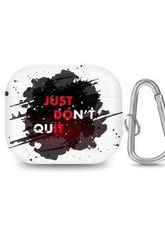 StylePods Case for Airpods 3rd Gen Case With Anti-Lost Keychain - Just don't quit