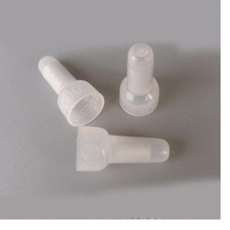 rt sense RT SENSE CE2 Protective Wire End Cap Terminals Plastic End Cap Wire Connector Wire Connector White Pack of 100  - Image 2