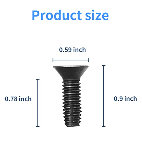 Bentolin Torx Screws Door Bolts and Roll Bar Tailgate Windshield Hinge Screws Compatible with Jeep Wrangler 1976-2006 CJ YJ TJ (Pack of 20) - Image 4