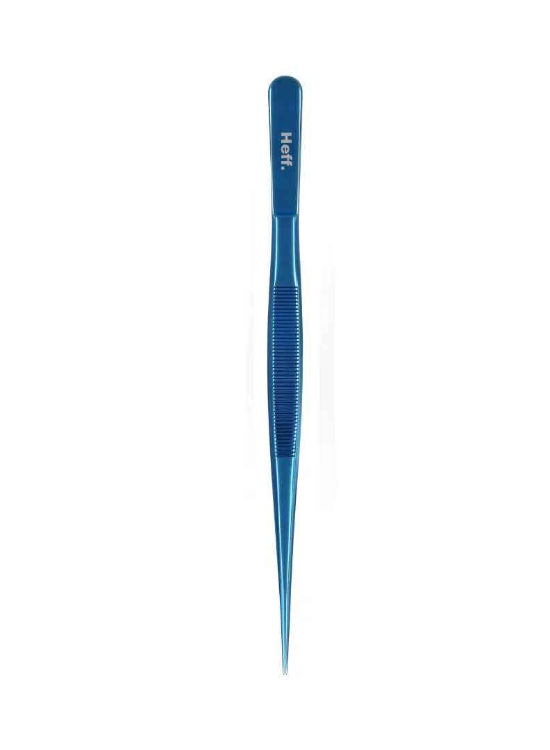 Heff 8 inch Straight Tweezer (Metallic Blue) - Image 1