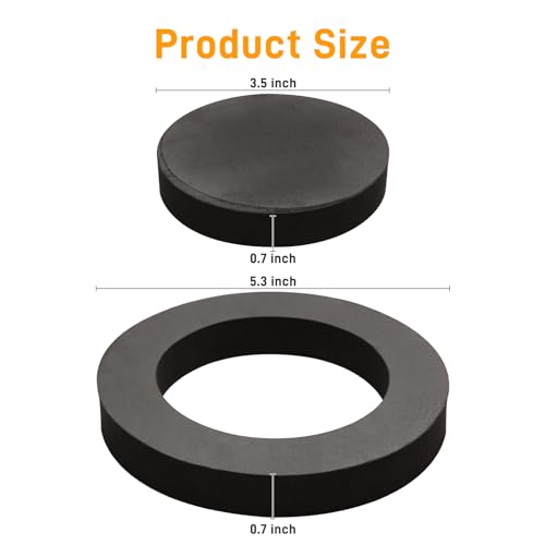 Trsobi Wall Hung Toilet Gasket Z1200-NEOSEAL-GSKT-4 For Wall Hung Toilet,Backflush Toilet,Back Outlet Toilet Back Outlet Toilet,Toilet Ring Seal Gasket-Black - Image 2