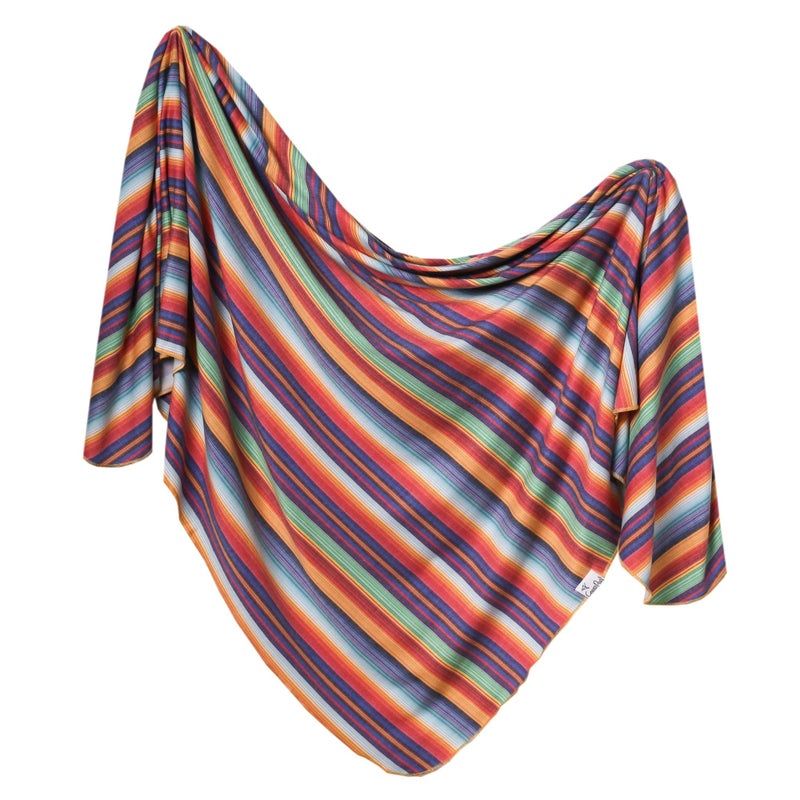 Copper Pearl Baby Swaddle Blanket - Premium Knit Baby Blanket, Large Soft Stretchy Receiving Blankets for Baby Boy and Girl, Swaddles for Newborn, Infant, and Toddler (Serape) - Image 1