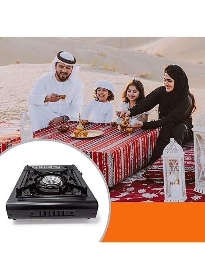 JIHAM Portable Gas Burner Stove, Camping and Backpacking Gas Stove Burner with Carrying Case - Image 2