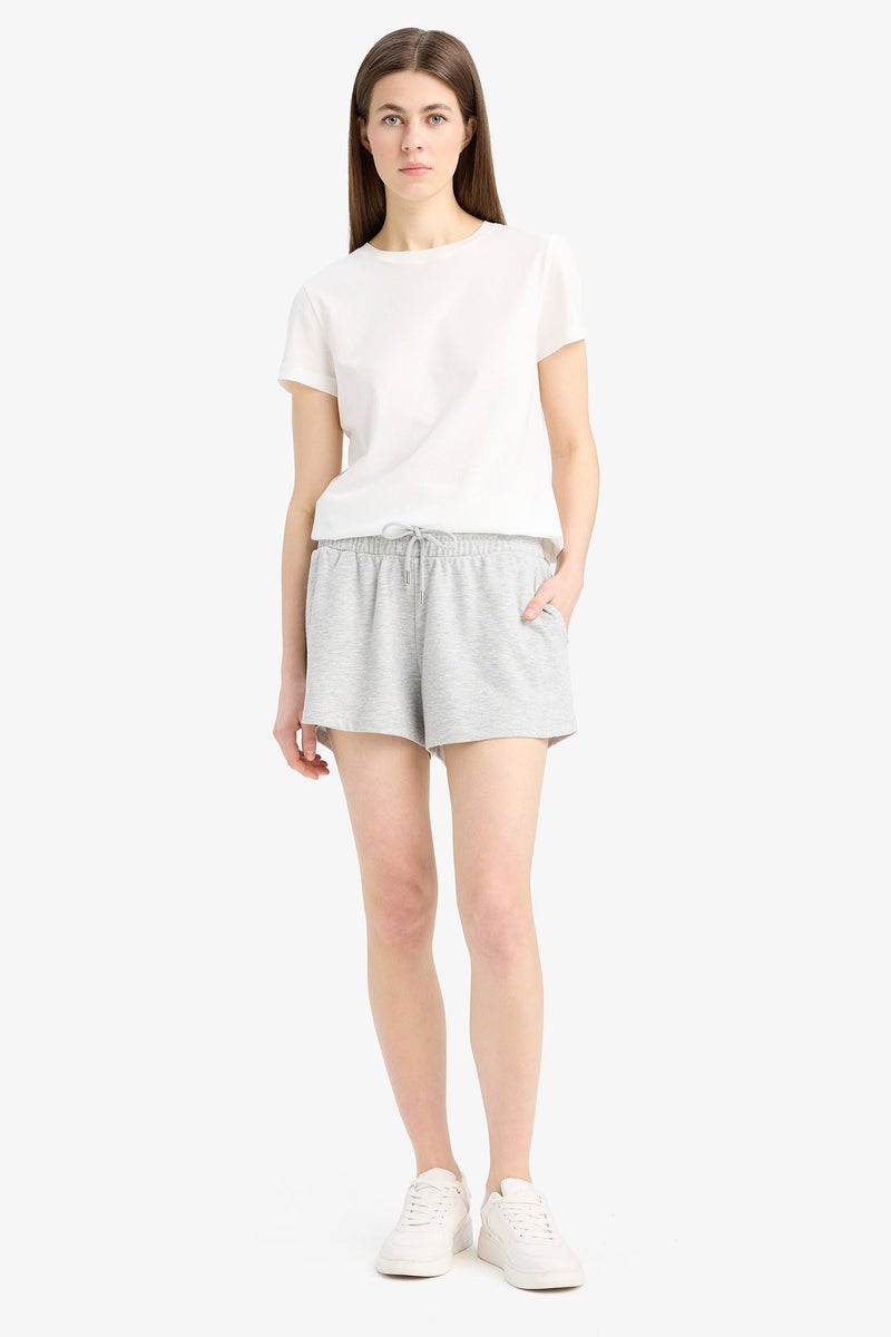 DeFacto Woman Regular Fit Basic Normal Waist Regular Hem Bermuda  - Image 2