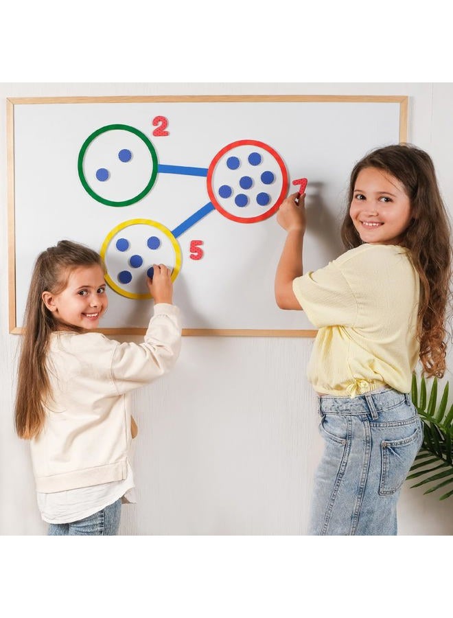 Simply magic 75 PCS Colorful Magnetic Number Bonds - Magnetic Numbers for Whiteboard, Magnetic Number Line, Math Aids Accessories, Math Resources, Magnetic Math Manipulatives, Number Bonds Game - - Image 2