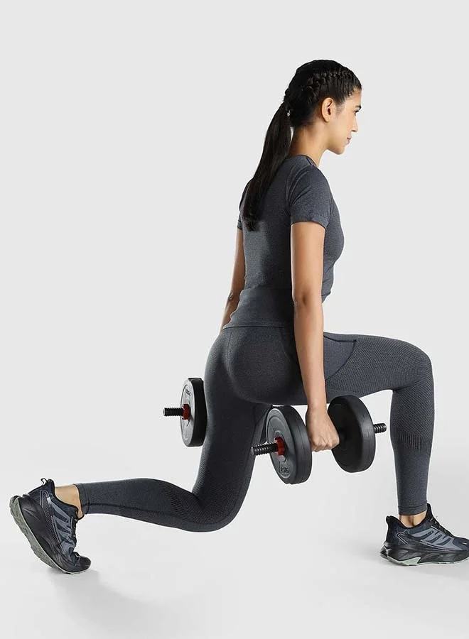 Musclemind  Seamless Leggings with Pockets  | Best Price UAE