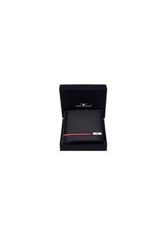 Urban URBAN FOREST Stag Black/Red Leather Wallet for Men  - Image 1