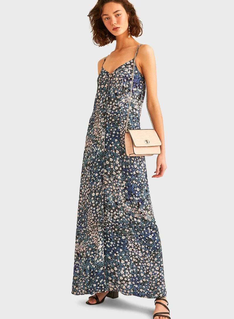 OXXO Printed Knitted Dress