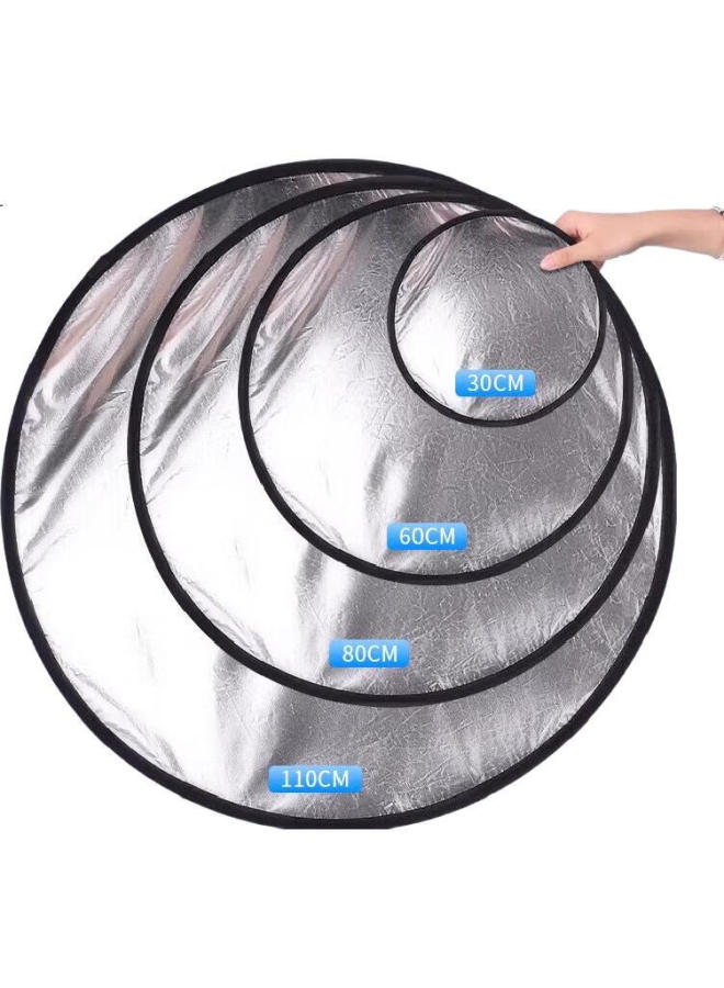 Dipple Dipuer 60Cm Two-In Reflector Photography Portable Fill Light, Foldable Fill Board, Portable Outdoor Photography Softbox, Gold Silver Black White Light Board, Shooting Prop - Image 3