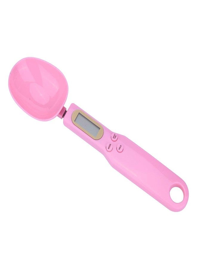 Meichoon Kitchen Scale Food Steelyard Weighing and Measuring Dry Liquid Ingredient Milk Tea Flour Spices Medicine 1.1lb/500g(0.1g) Portable LCD Display Milligram Scale C52 Pink - Image 3