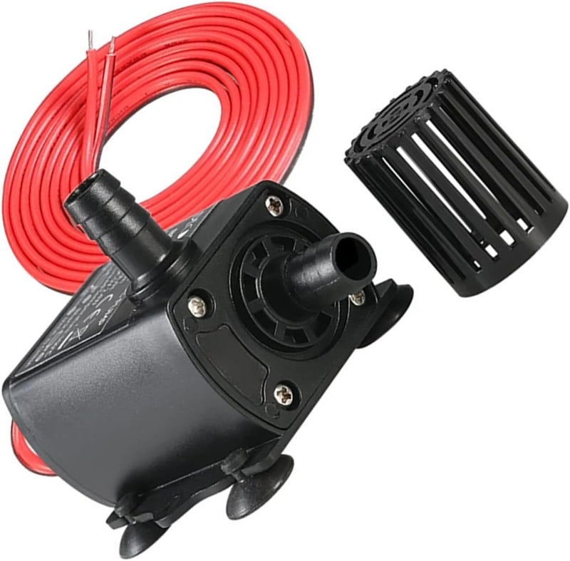 HANABASS Mini Submersible Fish Tank Water Pump Dc12v Brushless Fountain Pump 3 Meter Lift for Aquarium Cooling and Hydroponics Circulation - Image 1
