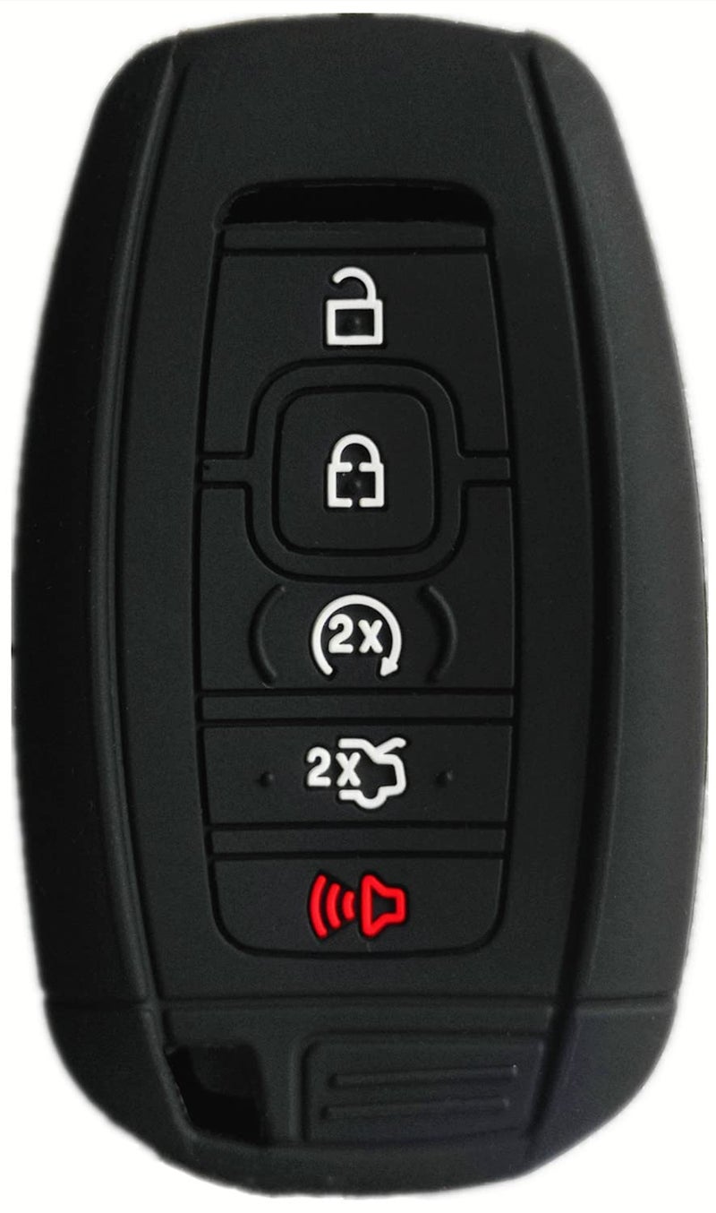 HEARTMEET Smart Key Fob Case Protector with Key Chain for 20172021 Lincoln MKC MKZ MKX Continental 20182021 Lincoln Navigator 20202021 Lincoln Nautilus Note Only for Push Button Start - Image 3