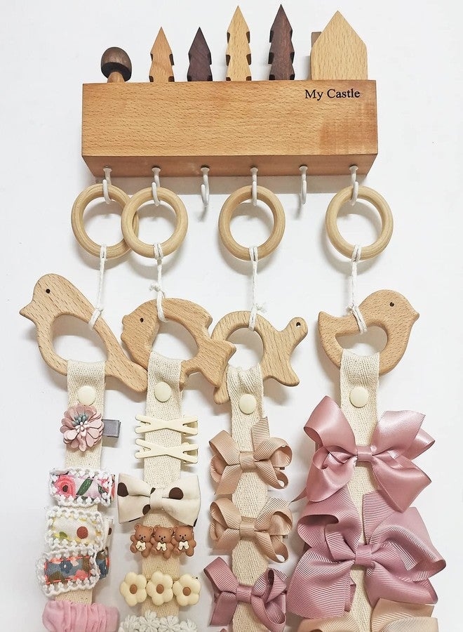 PENTA ANGEL Baby Teething Toys Penta Angel 10Pcs Natural Wooden Teething Animal Rings for Newborn Toddler Infant (10) - Image 3