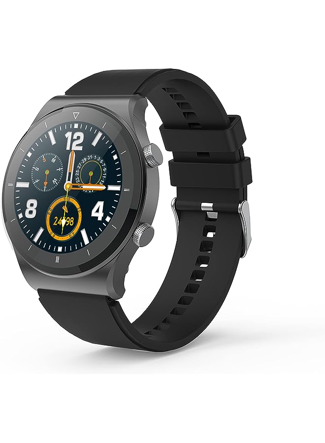 Fire-Boltt 360 Spo2 Full Touch Large Display Round Smart Watch With In-Built Games, 8 Days Battery Life, Ip67 Water Resistant With Blood Oxygen And Heart Rate Monitoring (Gold) - Image 1