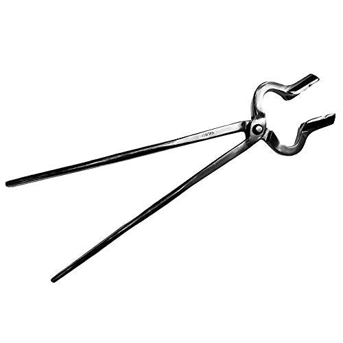 Caliburn 18.5" Heavy V-Bit Blacksmith Tongs - Image 1