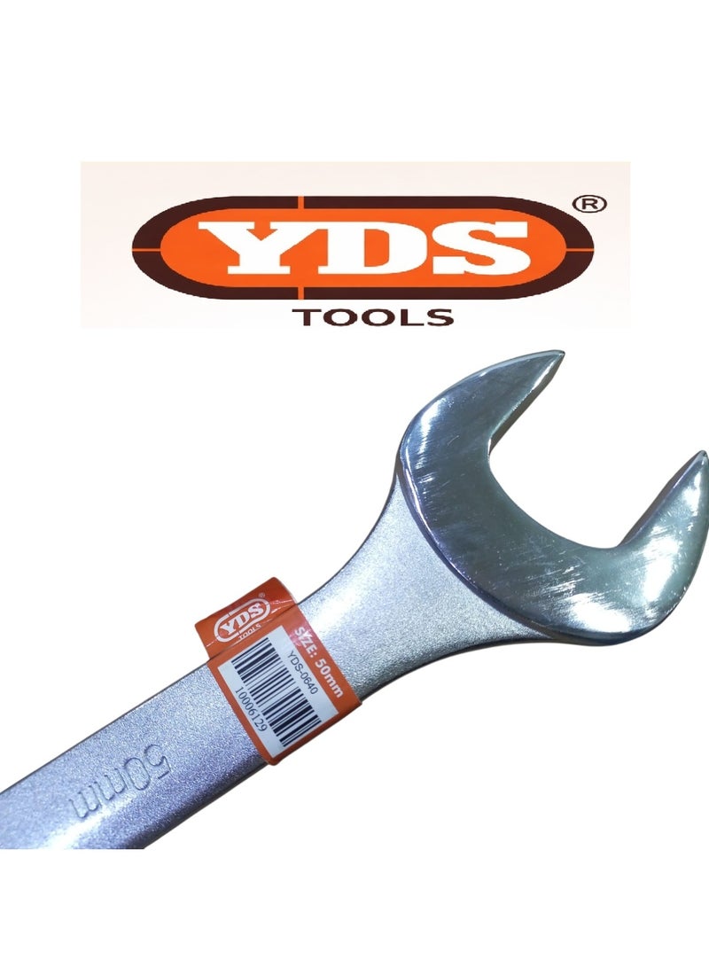 YDS 50mm Heavy Duty Combination Wrench Open & Ring – 2105g Weight – Model 10006129 – YDS - Image 4