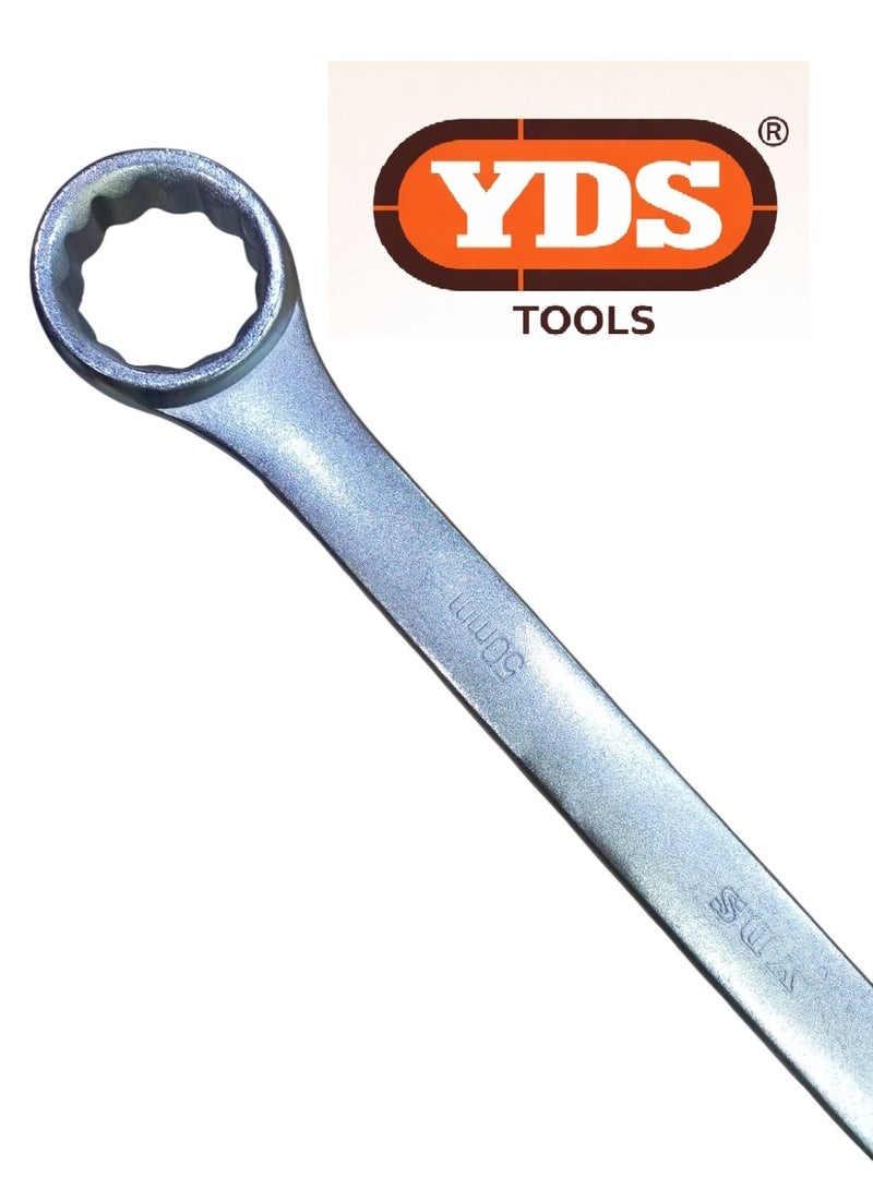 YDS 50mm Heavy Duty Combination Wrench Open & Ring – 2105g Weight – Model 10006129 – YDS - Image 5