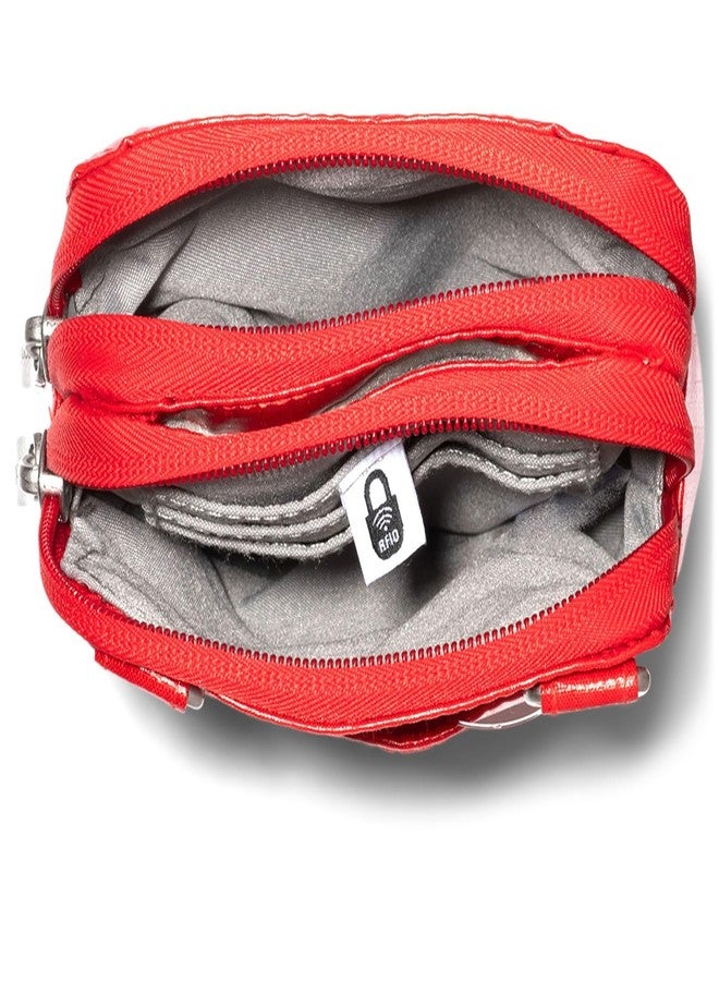 Baggallini Womens Modern Take Two RFID Crossbody Lava Gloss Ripstop, One Size - Image 3