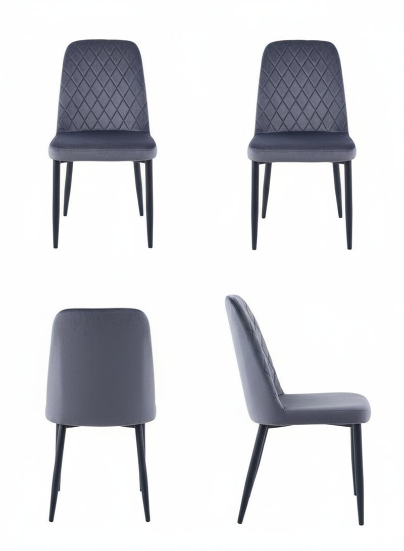 ترف كوم طقم كرسي طاولة طعام 4 حبات - Image 2