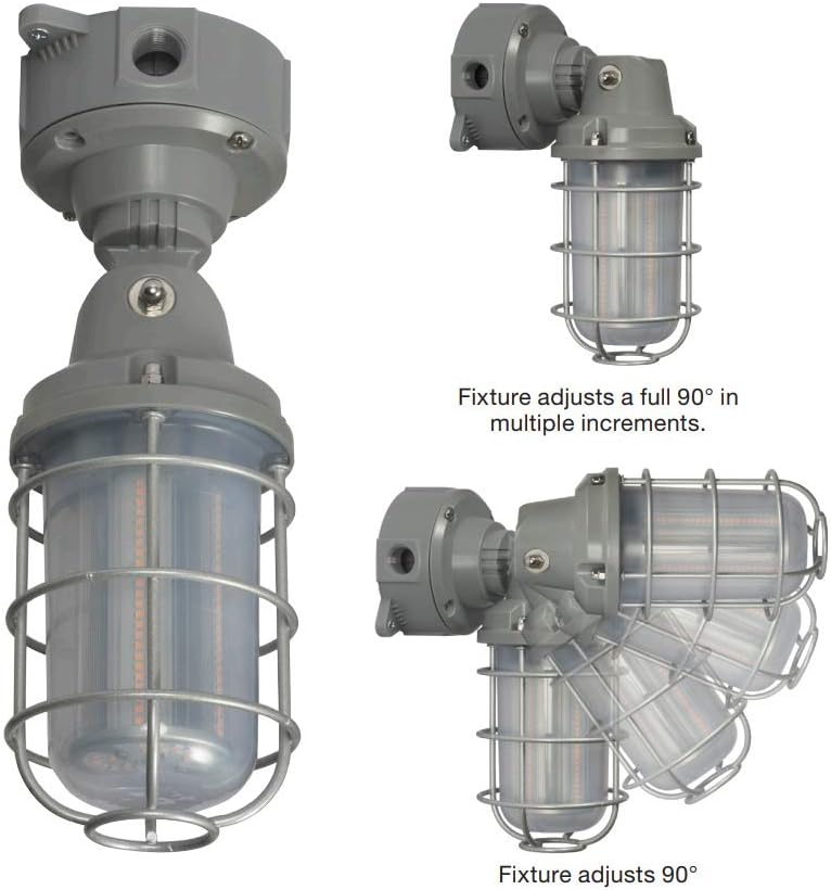 Nuvo 65173 LED Adjustable VaporTight Outdoor Security Wall Light 20 Watts 5000K 100277 Volts - Image 2