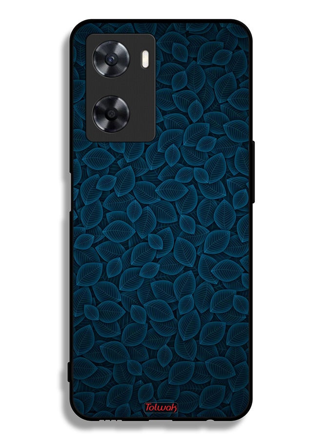 Tolwak Oppo A77 4G Protective Case Cover Digital Art Leaves Pattern - Image 2