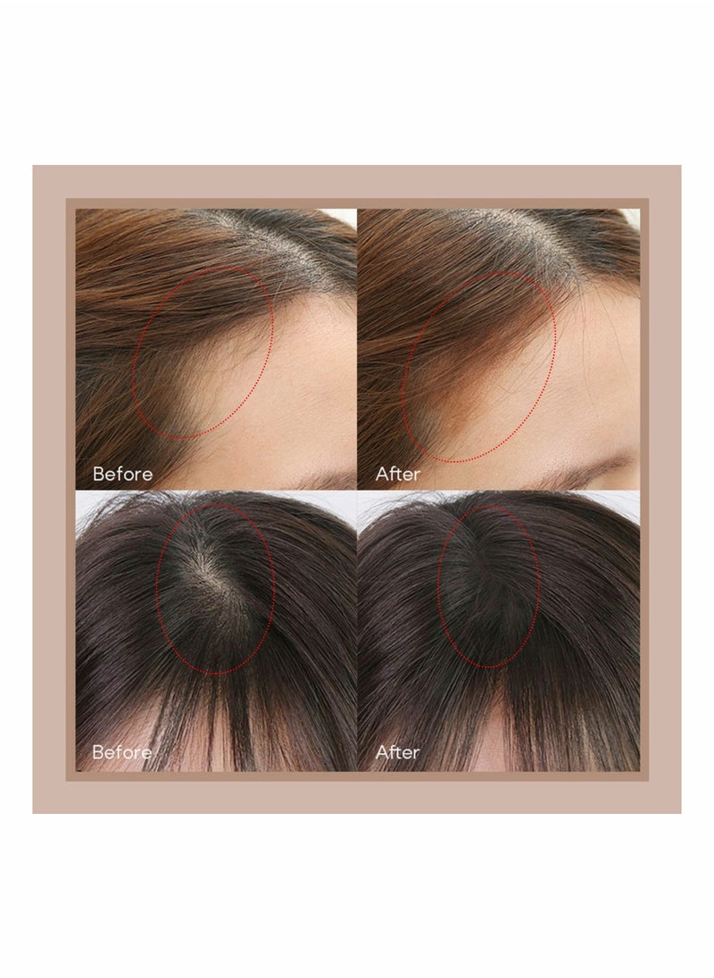 KASTWAVE - Hairline Powder Hair Root Touch Up,Hair Filler Volumizing Powder Fill In Receding Hair Lines Bald Spots Wide Parts Forehead Side,Hairline Finishing Stick Sweatproof For Women Men (Brown) - Image 1
